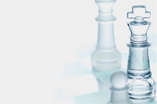IFRS 16 glass chess pieces